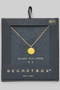 14K Gold Dipped Smile Necklace 