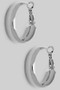 Brass Scooped Hinge Hoops