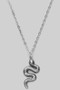 Surgical Steel Snake Pendant Necklace
