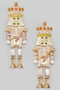 Cz Pave Nutcracker Drop Earrings
