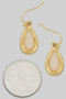 Western Recon Teardrop Hook Earrings
