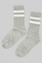 Striped Ribbed Socks