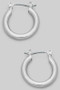 Small Brass Tube Hoops - #GE11160