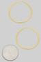 18K Gold Filled Hypoallergenic Thin Hoops