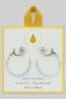 Gold Filled Hypoallergenic Flat C Hoops