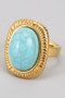 Turquoise Stone Statement Ring