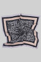 Leopard And Stripe Print Square Scarf