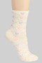 Ruffled Everyday Heart Print Socks