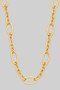 Multi Oval Chain Link Necklace