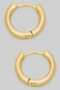 Dainty Split Brass Hoops