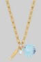Shell Pearl And Fish Charm Necklace