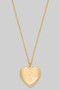 Bursting Heart Locket Pendant Necklace