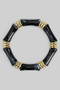 Acrylic Resin Bamboo Stretch Bracelet