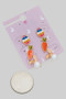 Easter Egg Carrot Bunny Earring Set