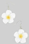 Lovely Ceramic Flower Drop Earrings
