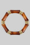 Acrylic Resin Bamboo Stretch Bracelet