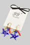 18K Gold Dipped Sea Charm Drop Earrings