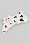 Marbled Acrylic Studded Cow Hair Clip