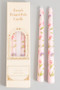 French Floral Printed Pole Candle