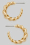 Lavish Chain Link Hoops