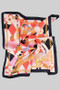 Silky Geo Horse Print Square Scarf