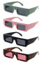 Retro Rectangle Assorted Sunglasses