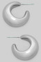 One Inch Chunky Crescent Hoops