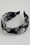 Floral Printed Knot Headband