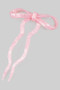 Marbled Acrylic Bow Hair Pin