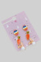 Easter Egg Carrot Bunny Earring Set