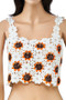 Sunflower Crochet Crop Top