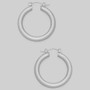 Aluminum Gold Dipped Hinge Hoop Earrings - #ME772-30