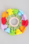 Crochet Flower Hair Scrunchie
