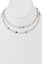 Evil Eye Charm Layered Chokers