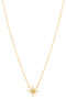 Cz Pave Star Pendant Necklace