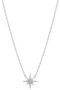 Cz Pave Star Pendant Necklace