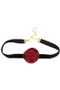 Rose Velvet Choker Necklace
