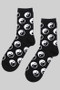 Yin Yang Print Ankle Socks