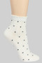 Polka Dot Print Ruffled Socks