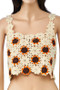 Sunflower Crochet Crop Top