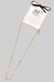 18K Gold Dipped Cross Charm Necklace