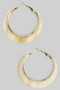 Marbled Acrylic Hoop Earrings