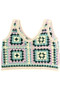 Granny Square Crochet Crop Top