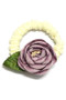 Rose And Leaf Elastic Scrunchie