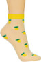 Pineapple Design Nylon Socks