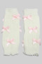 Leg Warmer With Satin Bow