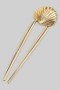 Brass Seashell Hair Pin