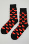 Heart Print Ankle Socks