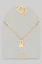 18K Gold Dipped Open Cross Cowboy Boot Necklace
