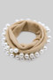 Pearl Trim Hair Scrunchie